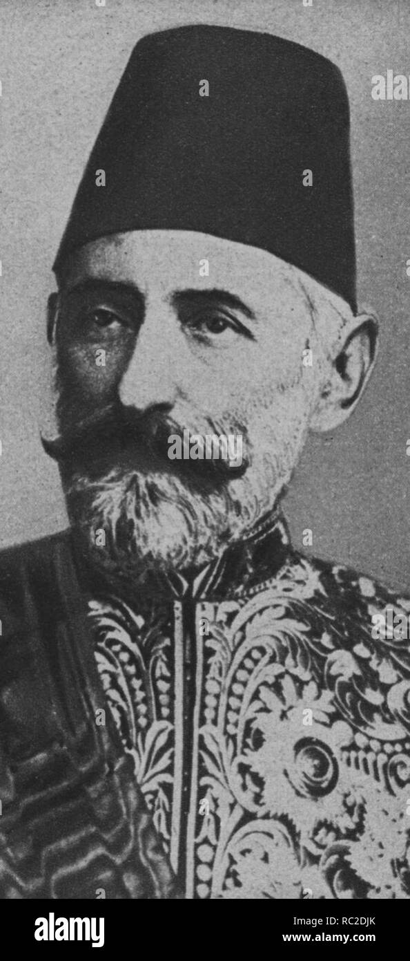 Turhan Pasha Përmeti (1839 – 1927) Albanian politician who served as the 3rd Prime Minister of Albania. Stock Photo