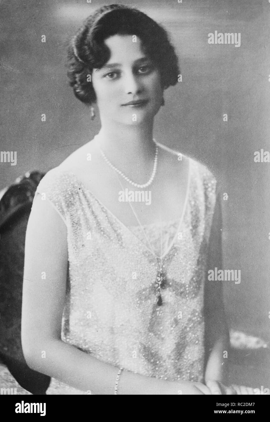 Astrid of Belgium, Astrid Sofia Lovisa Thyra of Sweden, Queen consort of the Belgians (1905-1935) Stock Photo