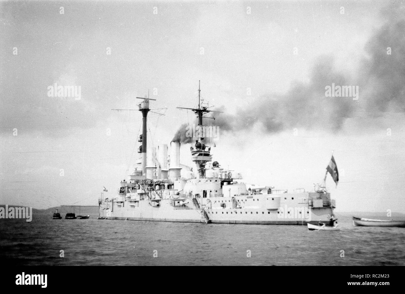 Deutsches Reich Reichsmarine Linienschiff Deutschland-Klasse Stock Photo