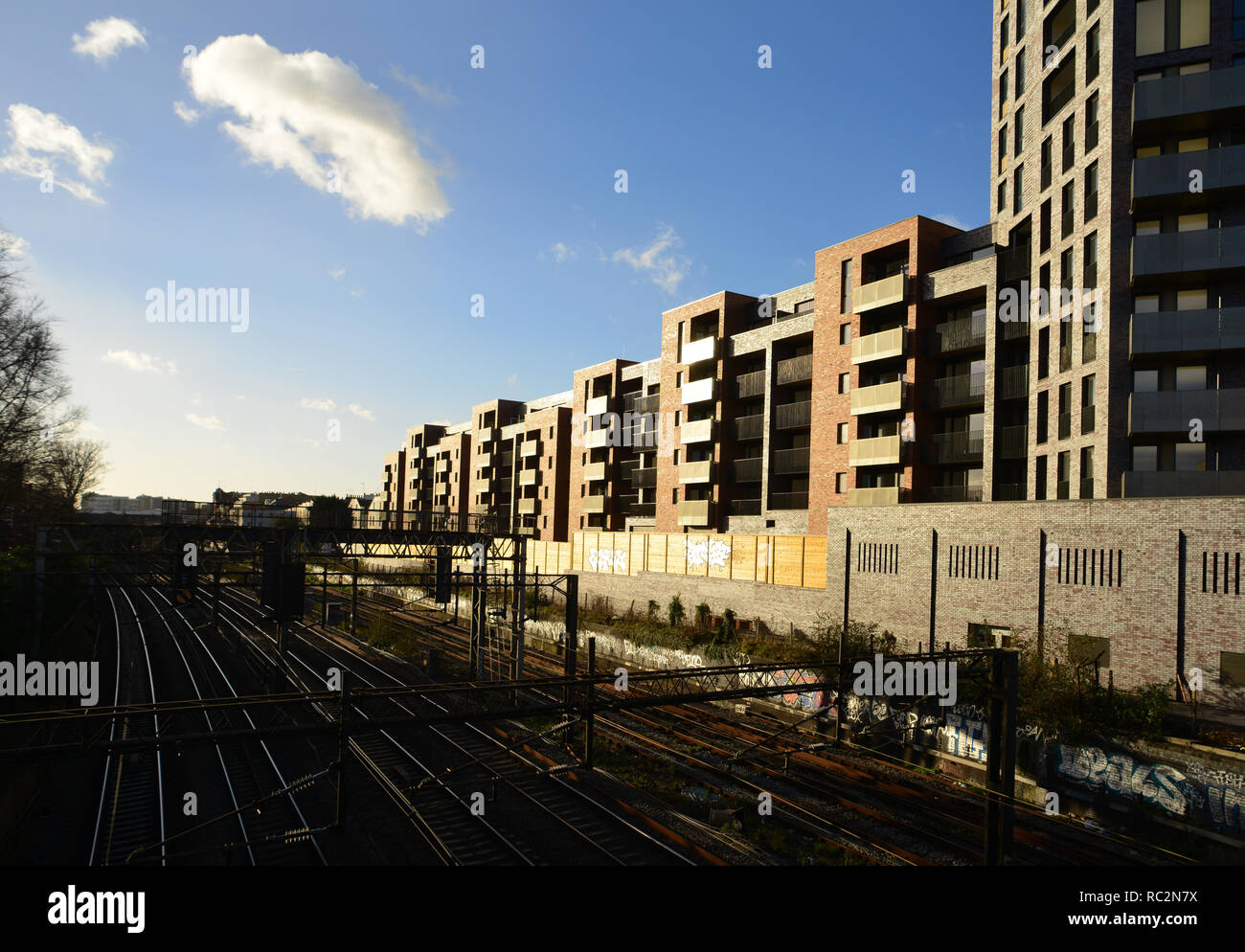 London Housing Abbey Road Cross Stock Photo Alamy