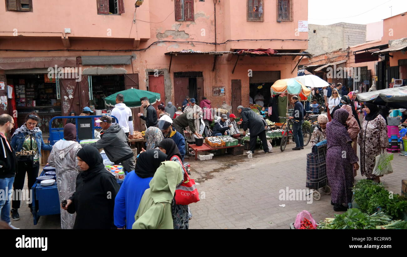 Afrika, Marokka, Marrakesch Stock Photo