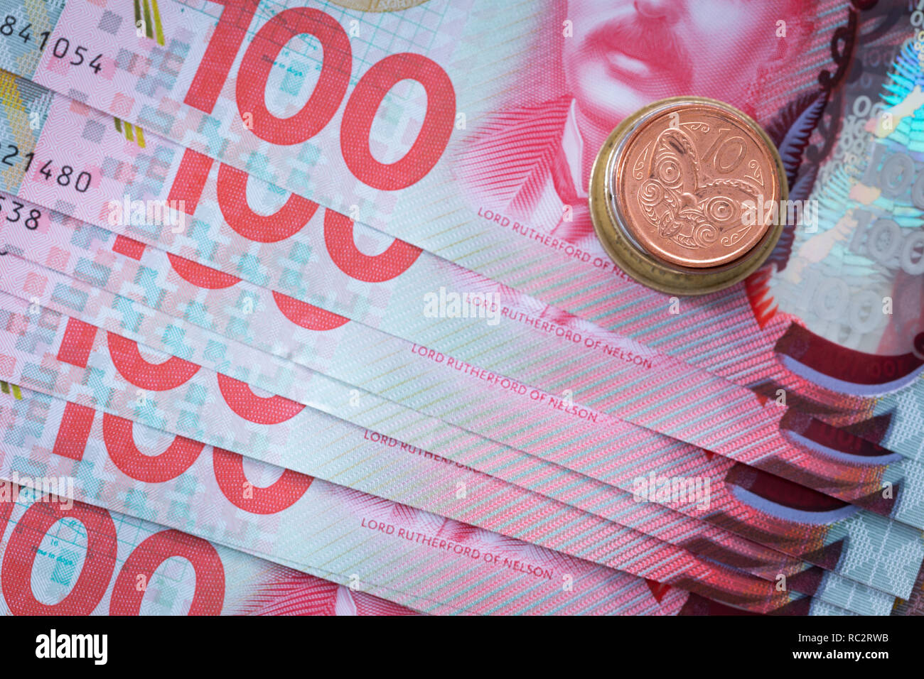 New Zealand dollars Stock Photo Alamy