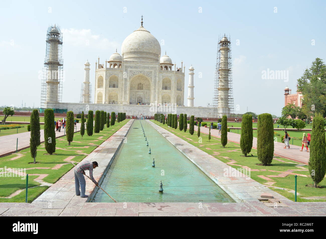 The Taj Mahal, Icon of true love. Stock Photo