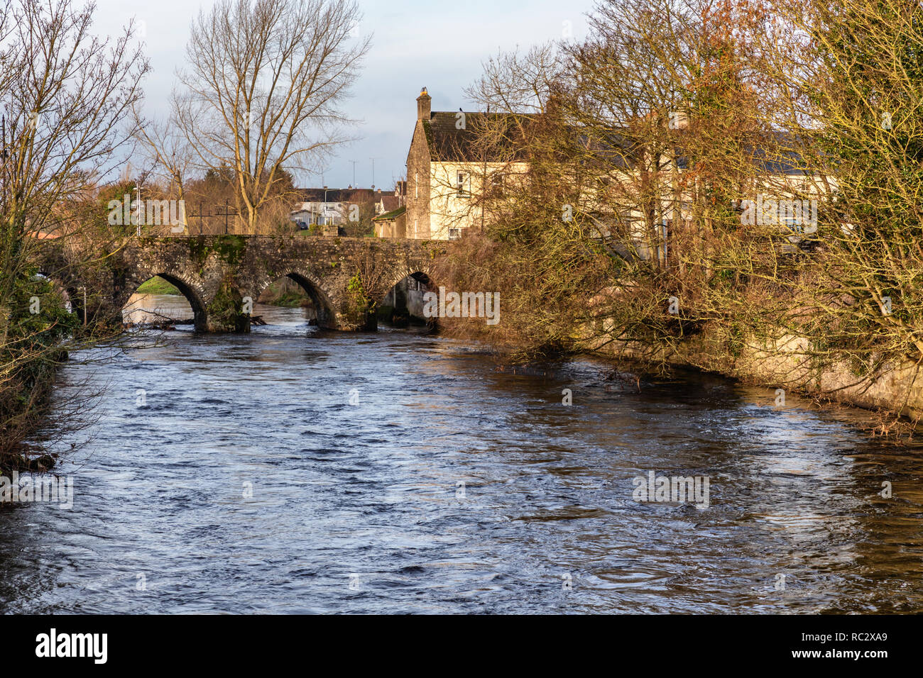 River and bridge around Trim castle, Meath, Ireland Stock Photo Alamy