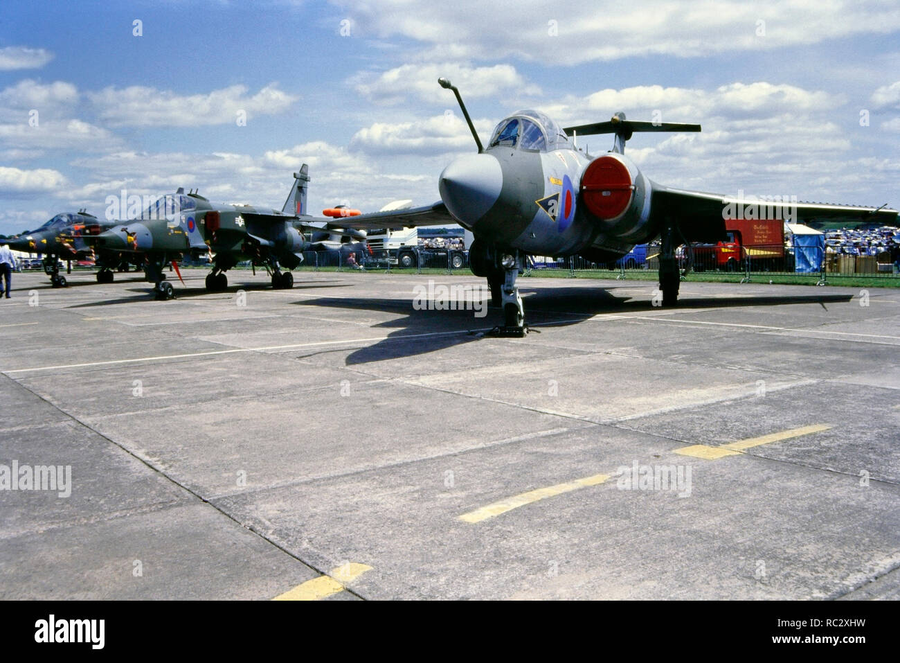 RAF JAGUAR 6 SQUADRON LARGE POSTCARD.