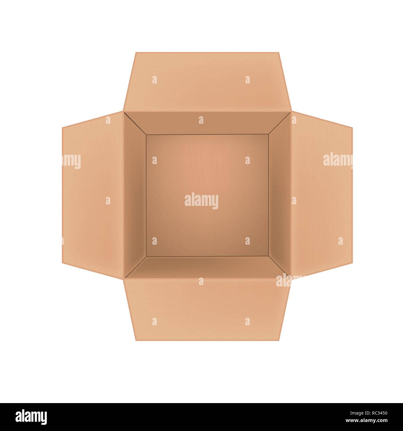 Corrugated cardboard Stock Vector Images Alamy