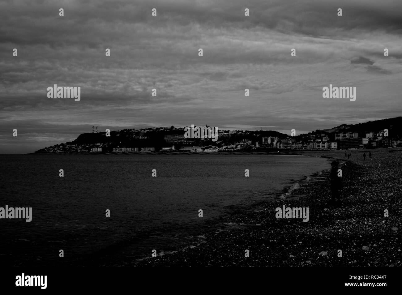 Rural scene in normandy Black and White Stock Photos & Images - Alamy