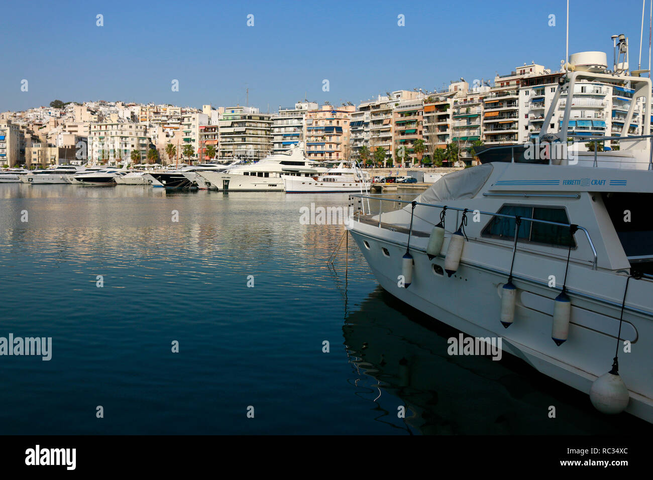 Yachthafen, Piraeus, Griechenland. Stock Photo