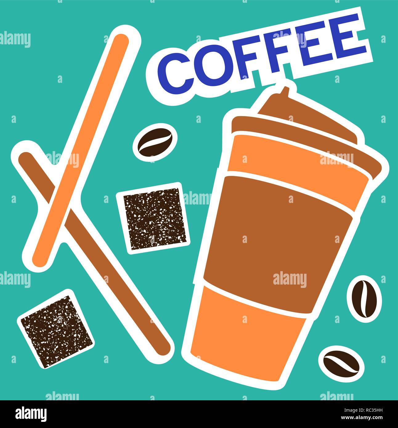 Coffee cup size S M L XL. Different size - small, medium, large and extra  large. Vector outline coffeecup icons set Stock Vector Image & Art - Alamy