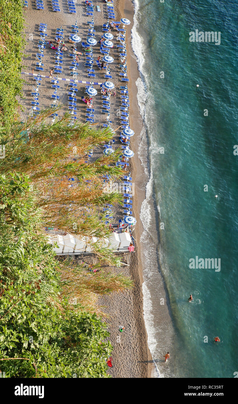 Beach at Vico Equense. Italy Stock Photo Alamy
