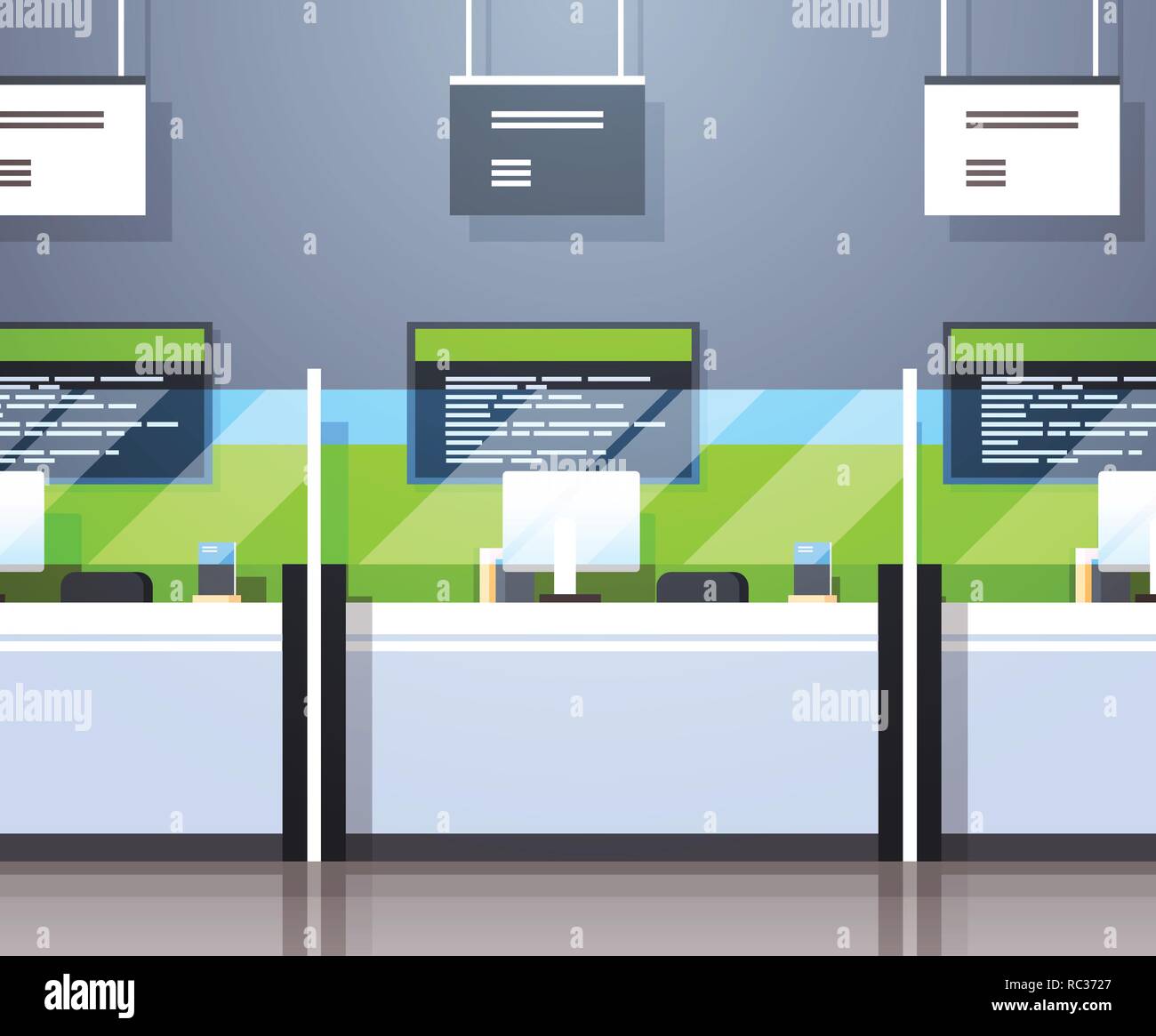 cash desk windows financial currency exchange consulting concept