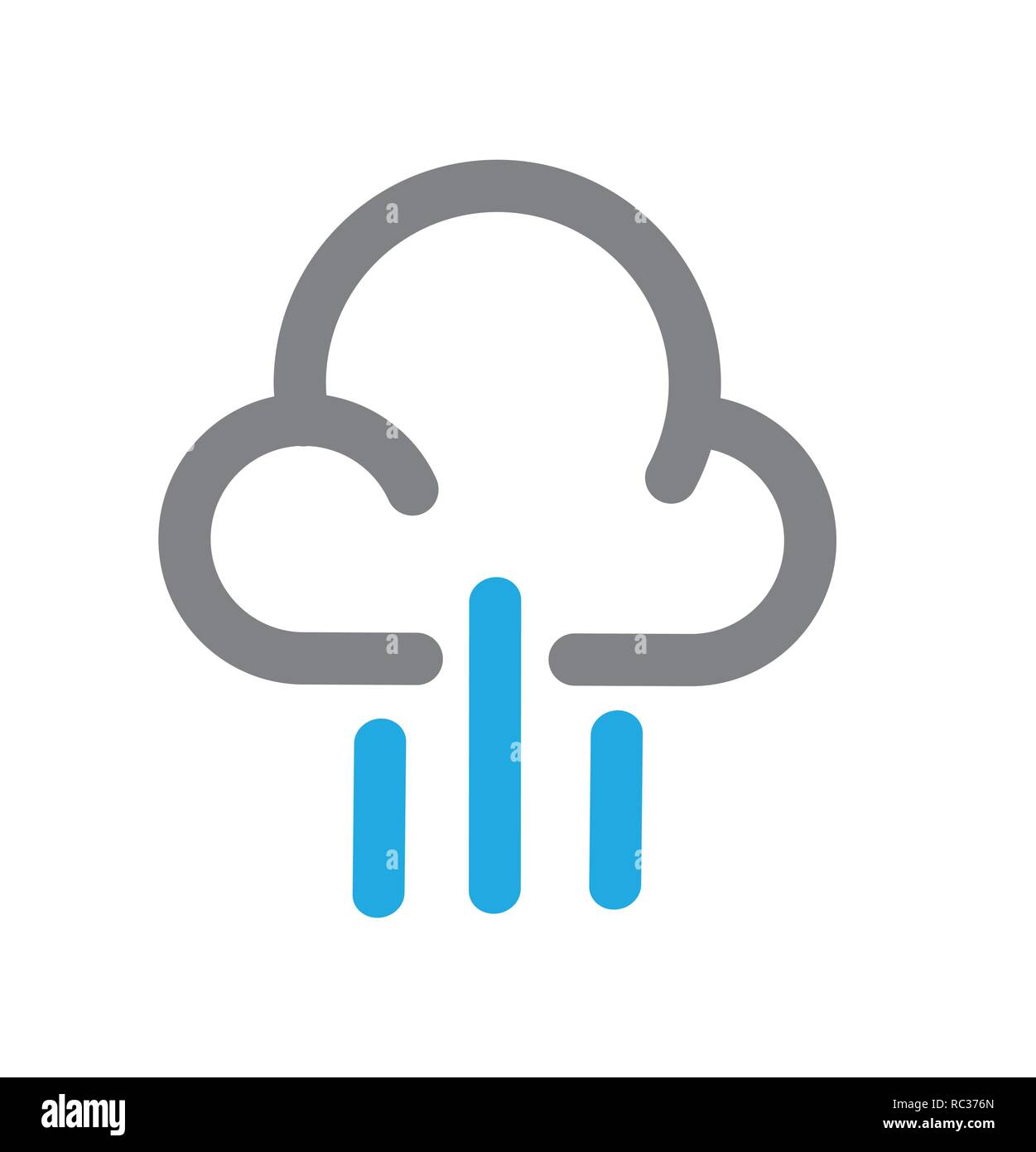 Waether icon on white background for graphic and web design, Modern ...