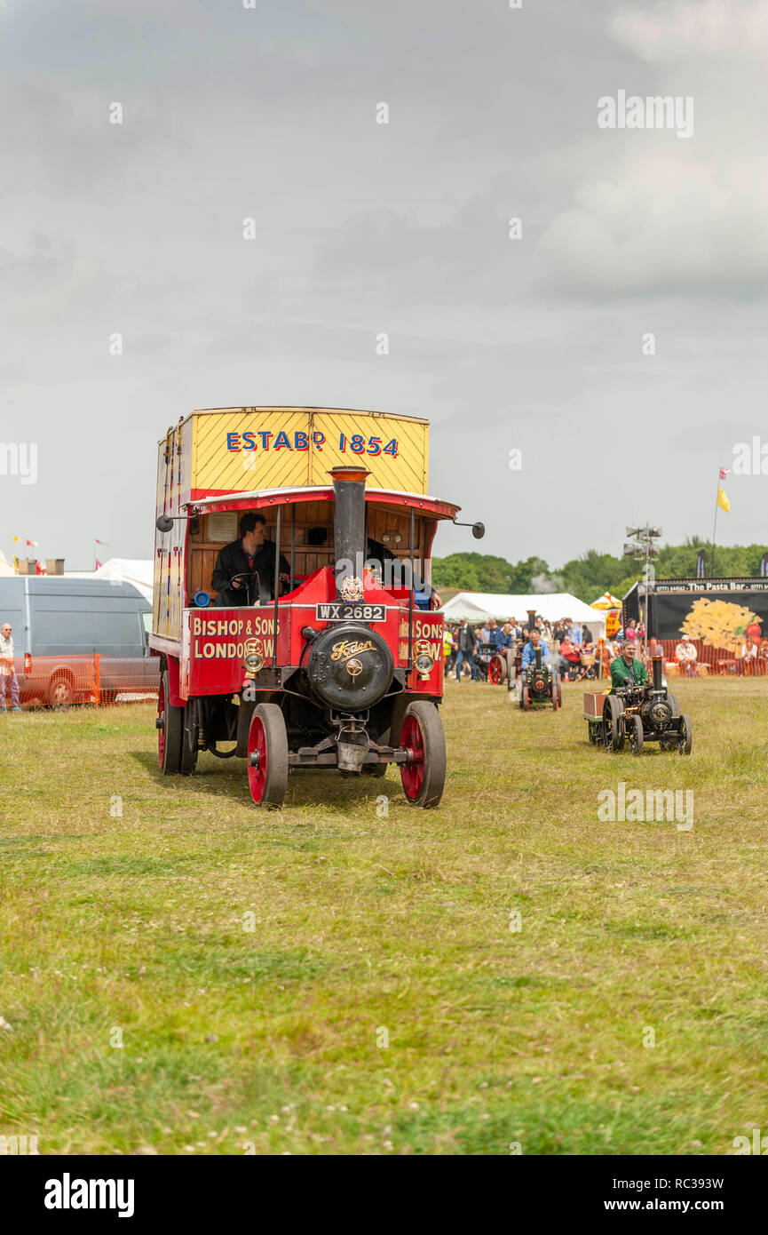 1929 Foden Type HH steam lorry at Preston Steam Rally Stock Photo