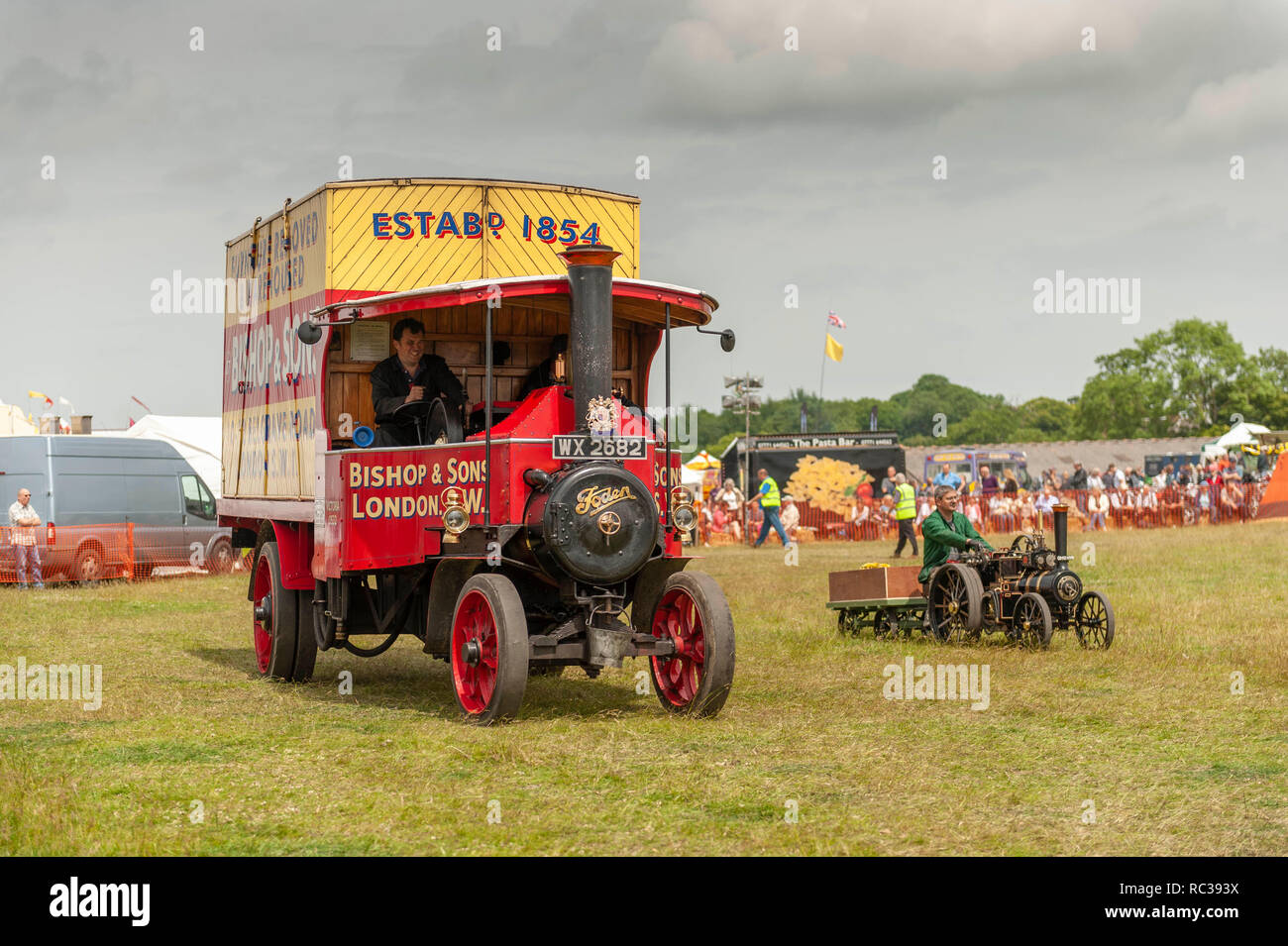 1929 Foden Type HH steam lorry at Preston Steam Rally Stock Photo