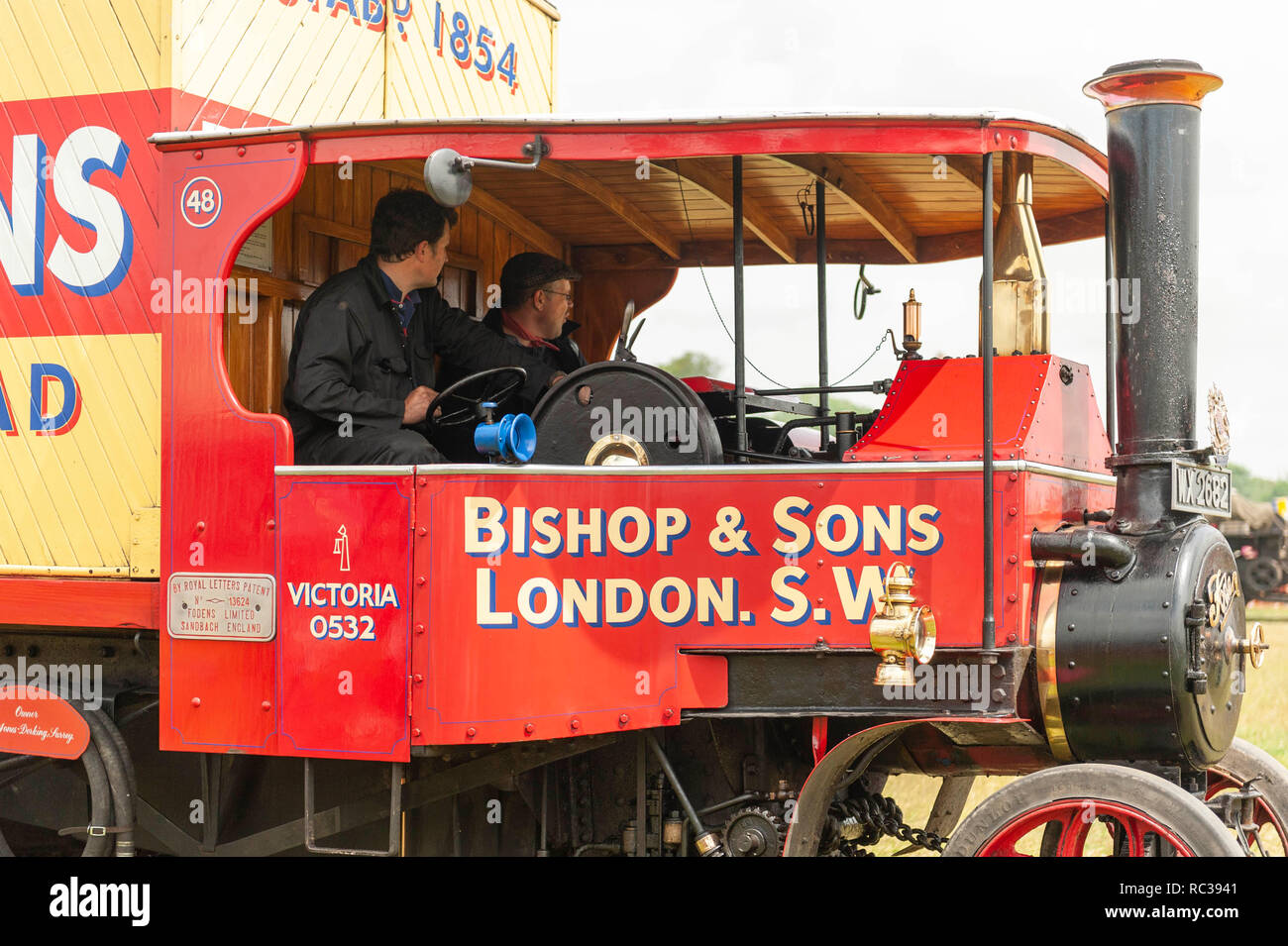 1929 Foden Type HH steam lorry at Preston Steam Rally Stock Photo