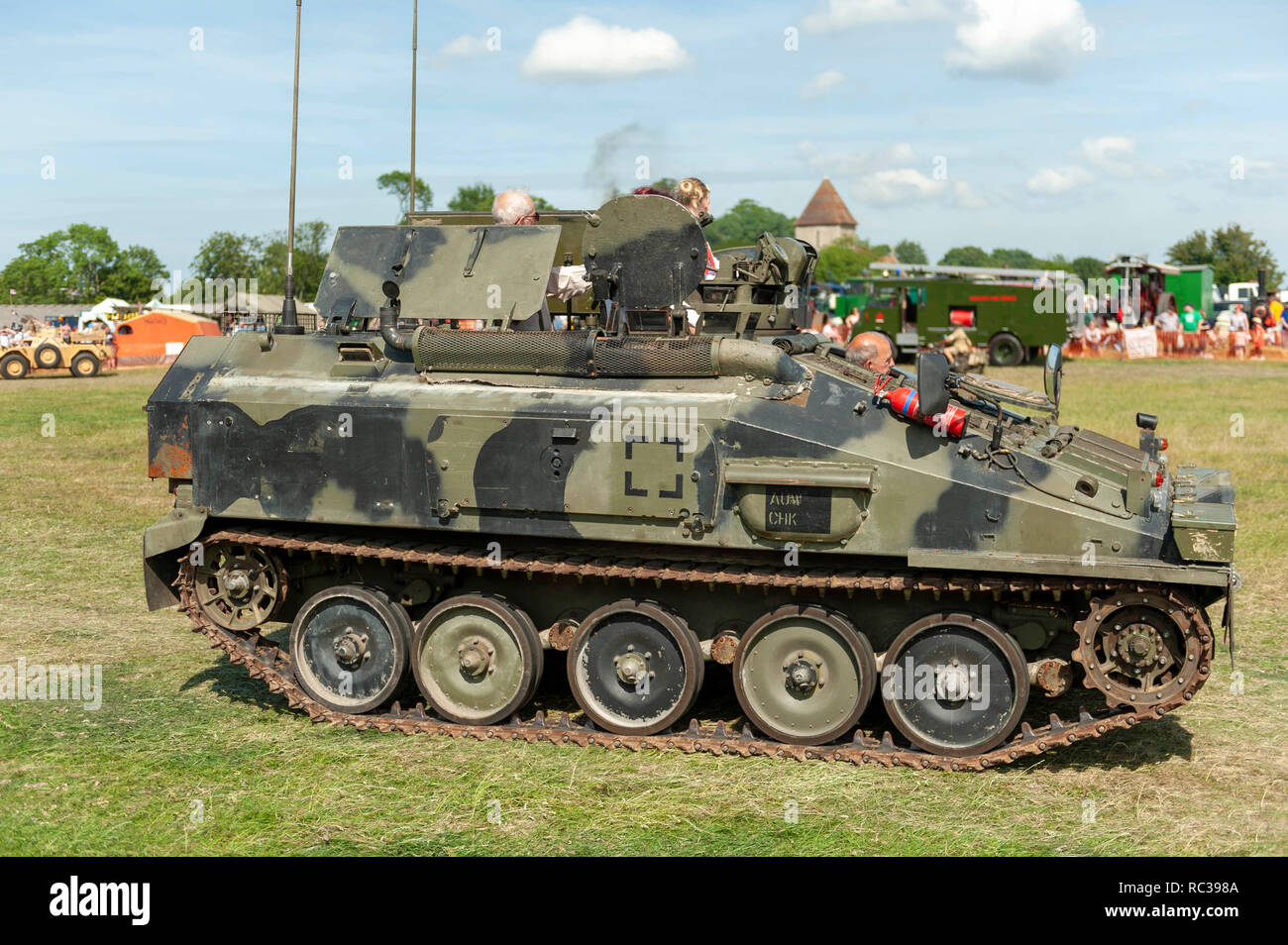 1970s FV103 Spartan armoured personnel carrier at Preston Steam Rally
