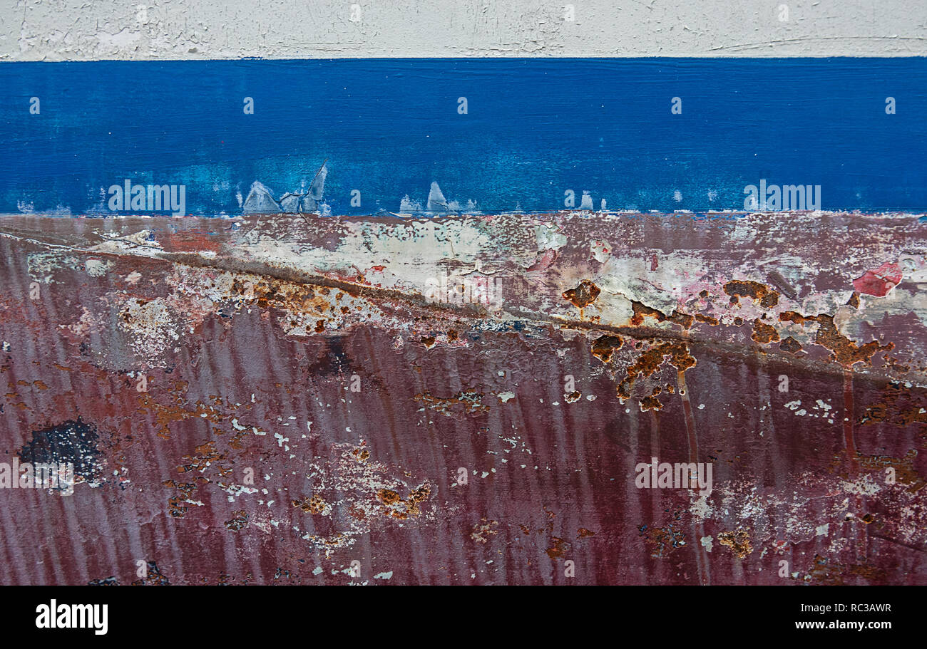 texture background metal rusty blue Stock Photo