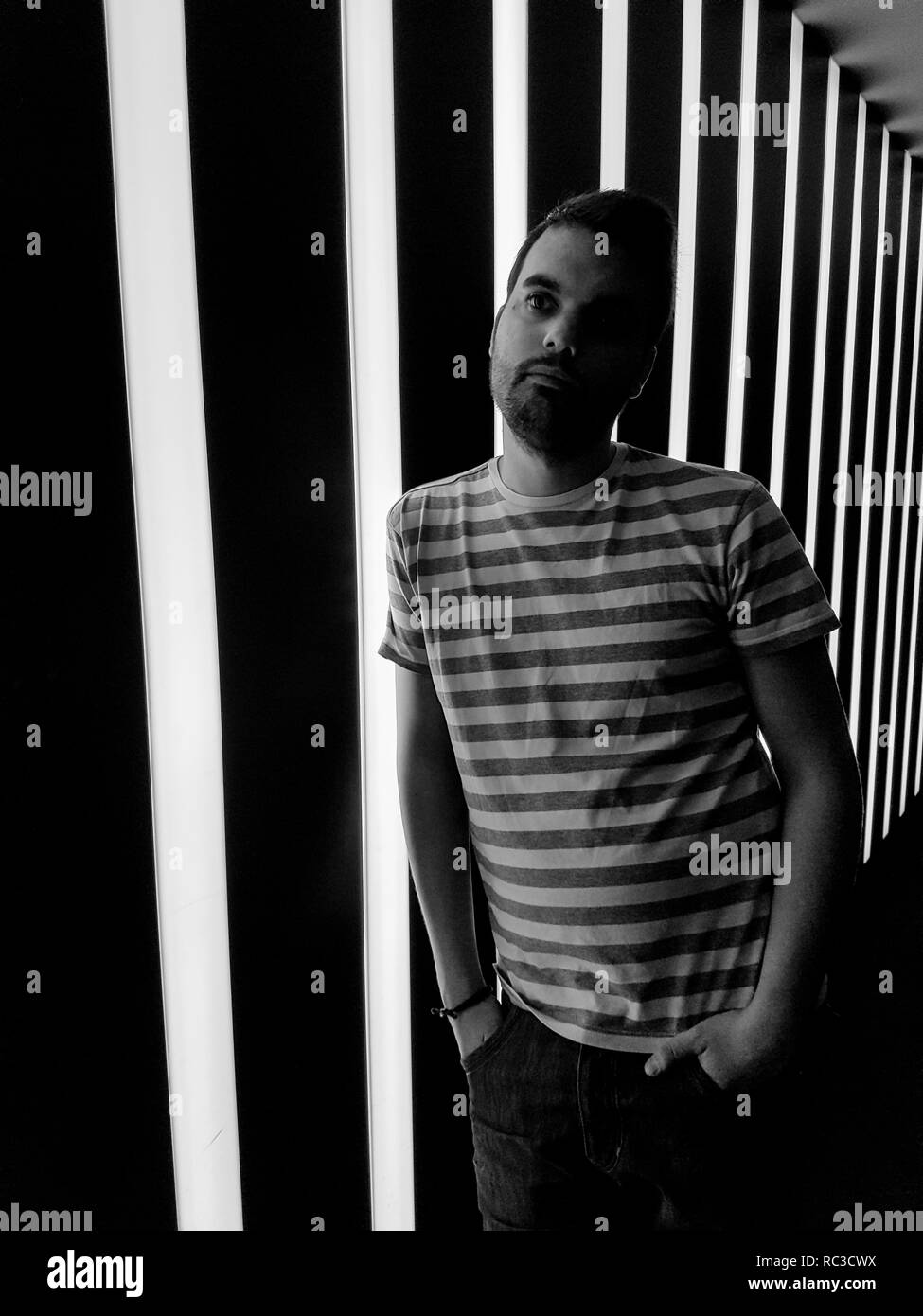 Sad lonely man at party hi-res stock photography and images - Alamy