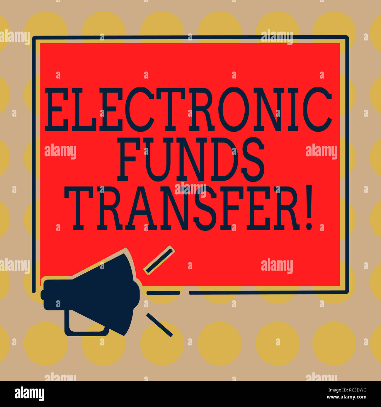 Word writing text Electronic Funds Transfer. Business concept for ...