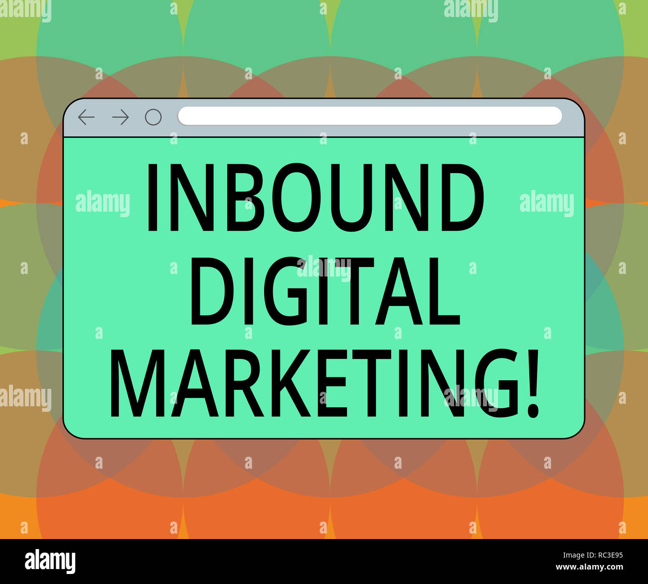 Word Inbound Word writing text Inbound Digital Marketing. Business concept for ...