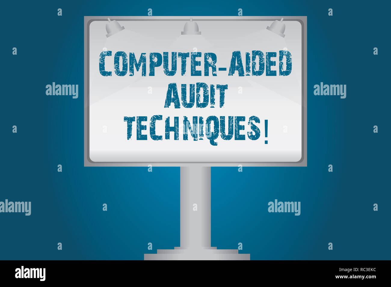 Handwriting text Computer Aided Audit Techniques. Concept meaning Using