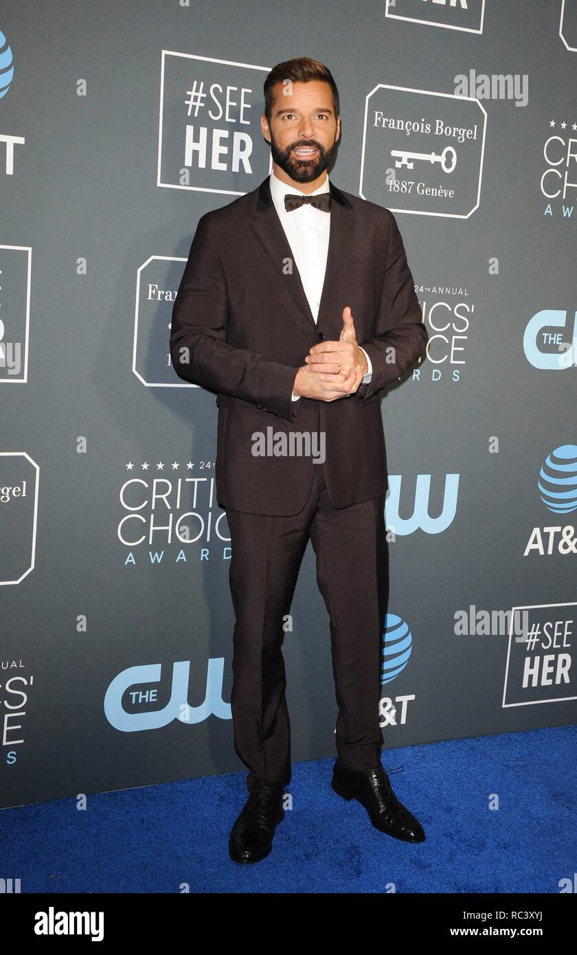 at arrivals for 24th Annual Critics' Choice Awards, Barker Hangar, Santa Monica, CA January 13, 2019. Photo By: Elizabeth Goodenough/Everett Collection Stock Photo