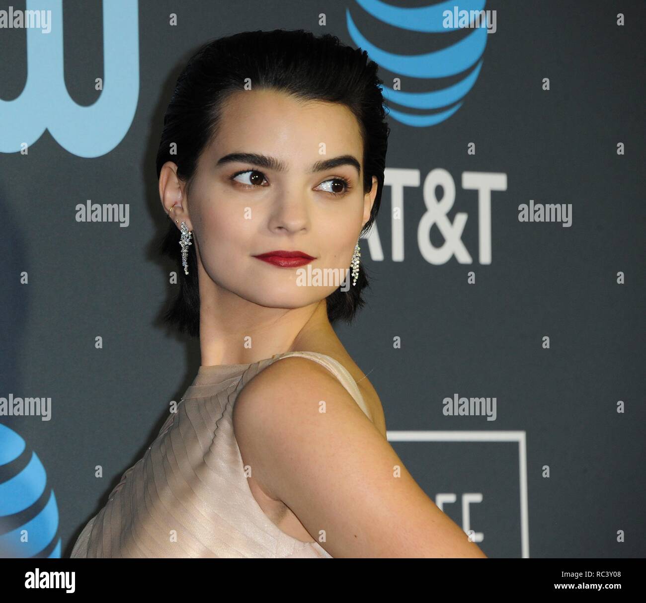 Brianna Hildebrand at arrivals for 24th Annual Critics' Choice Awards