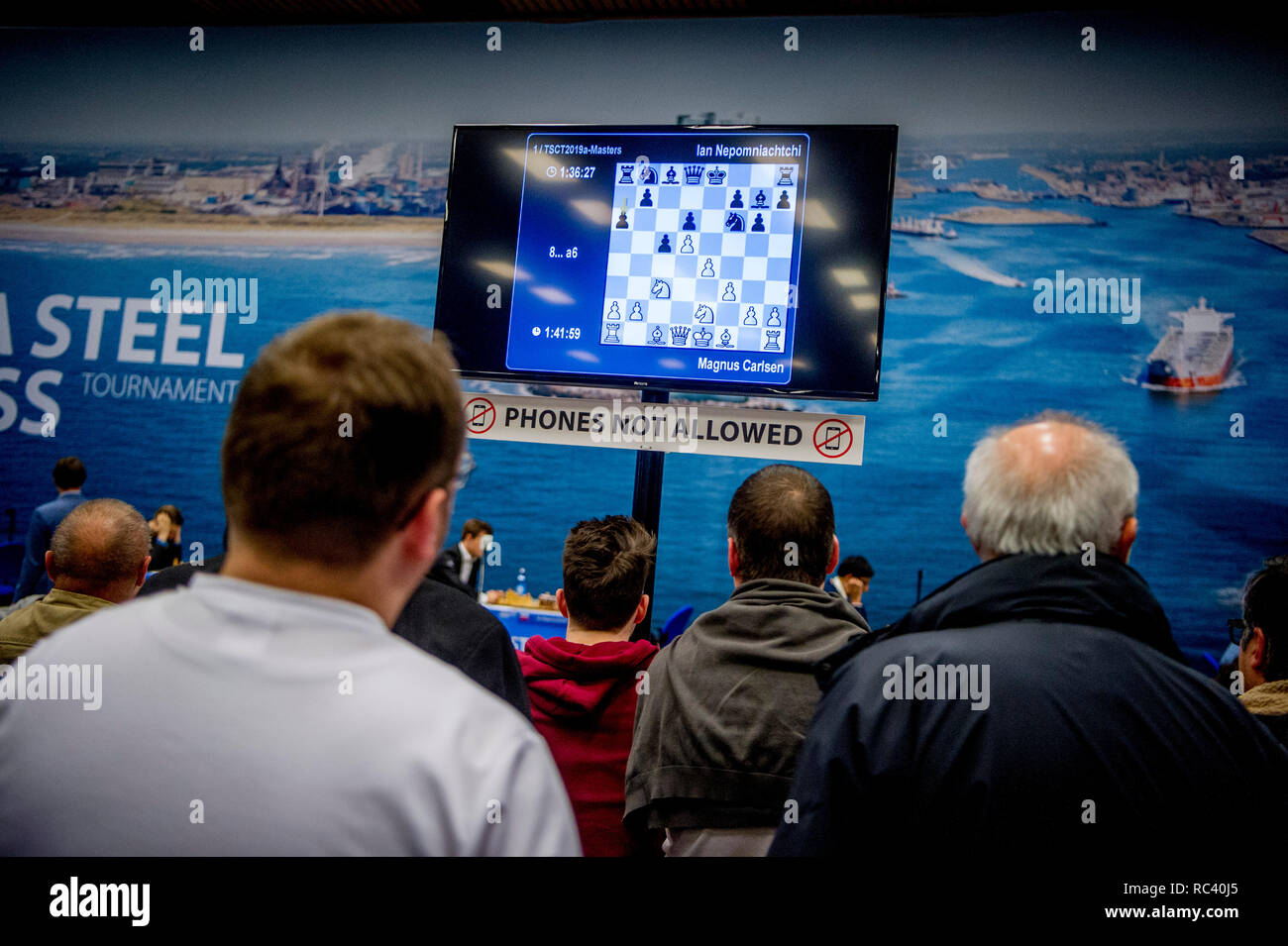 12012019 SCHAKEN TATA STEEL CHESS TOURNAMENT WIJK AAN ZEE sfeer