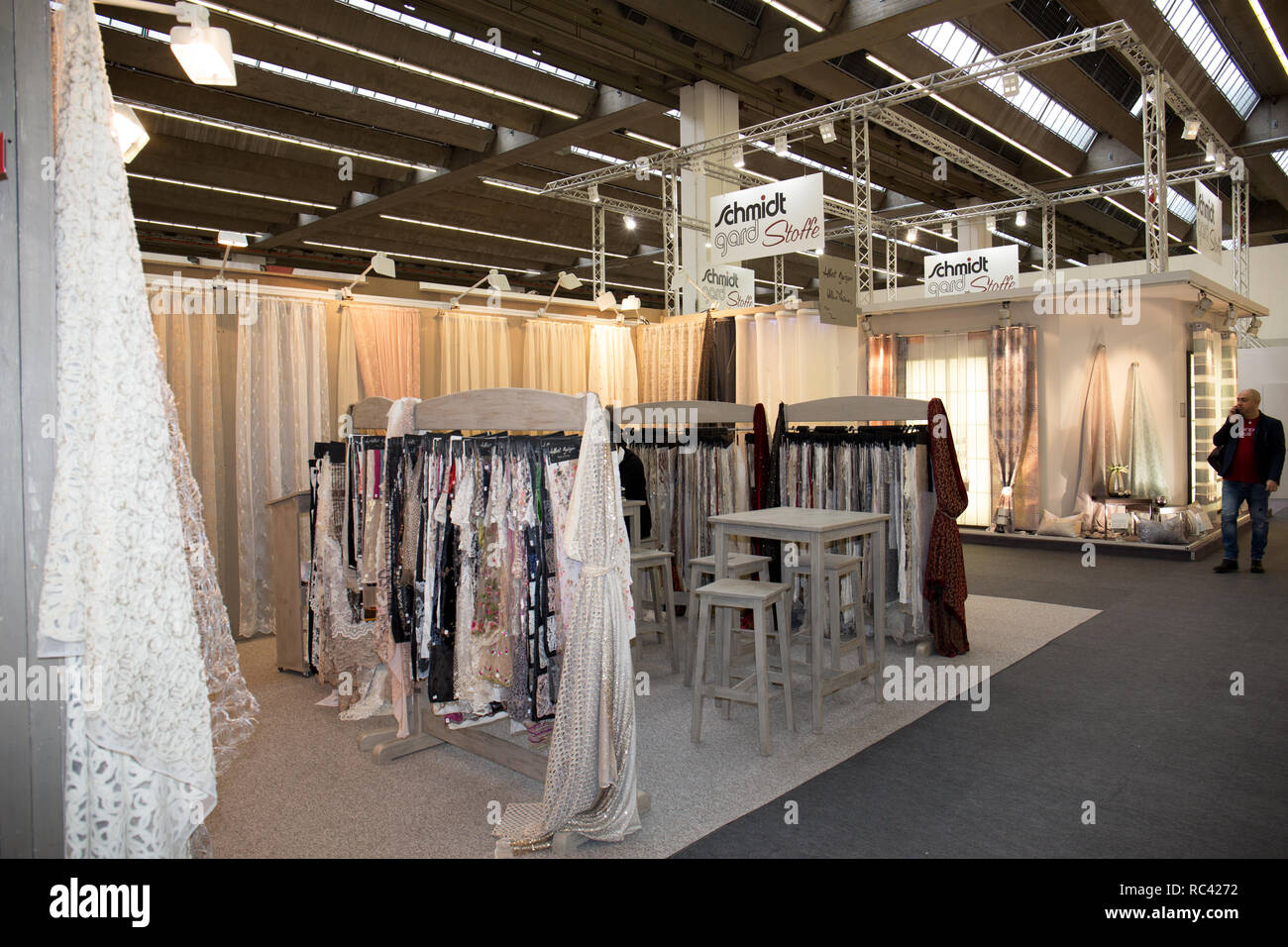 impressions of the biggest international leading trade fair for home and contract textiles and the global benchmark for quality design in ffm germany Stock Photo