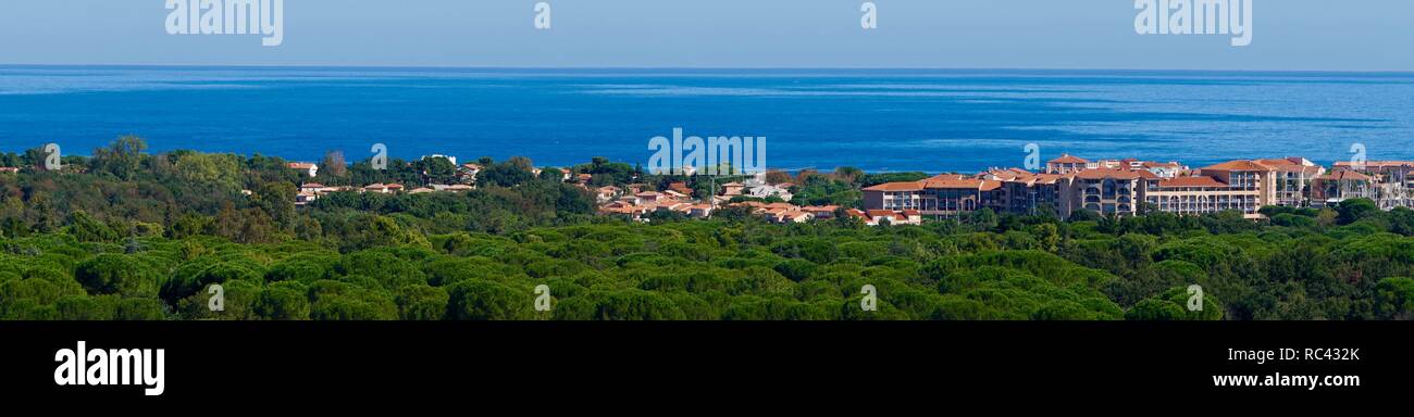 Panorama of Arglès sur Mer Stock Photo - Alamy