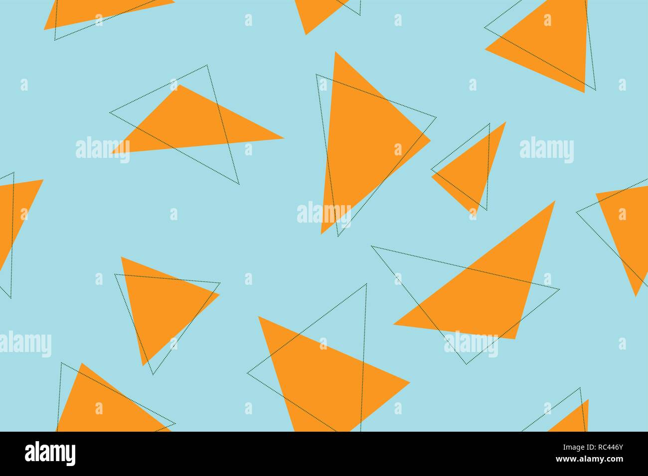Seamless abstract background pattern made with triangle shapes in blue ...