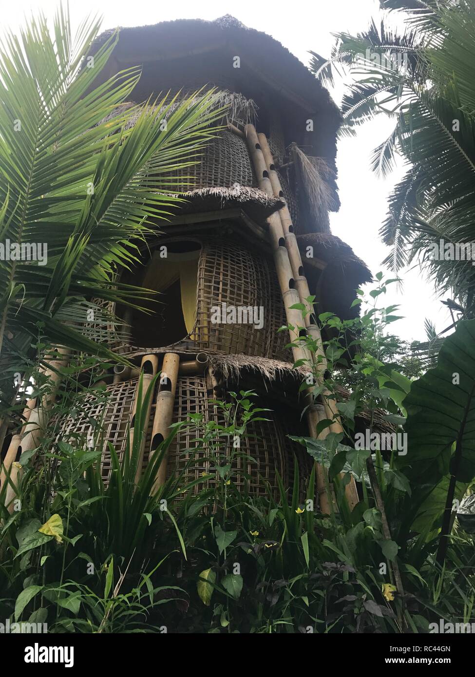 Treehouse in Bali Stock Photo