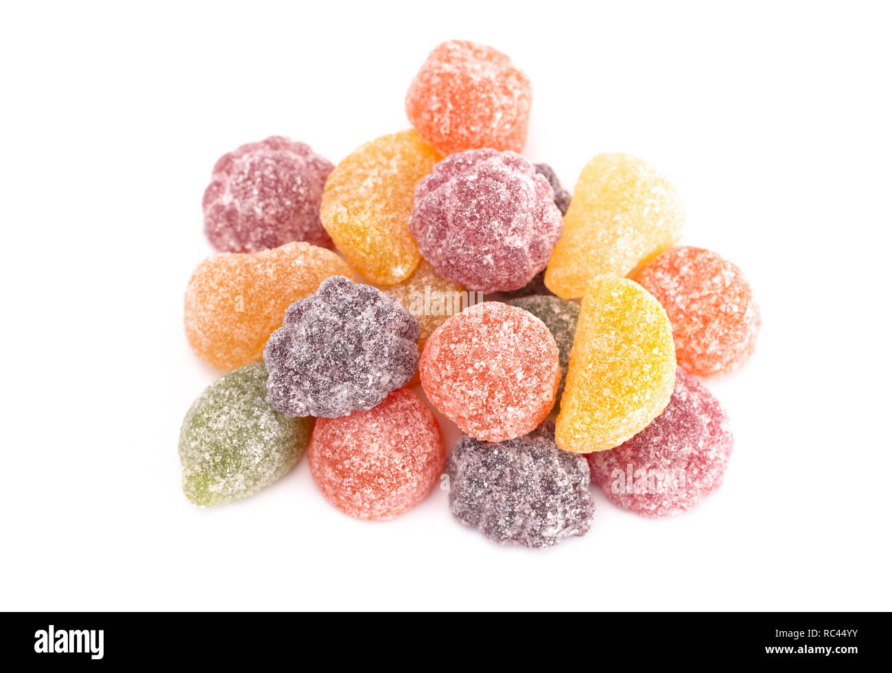 Fruit salad candies hi-res stock photography and images - Alamy