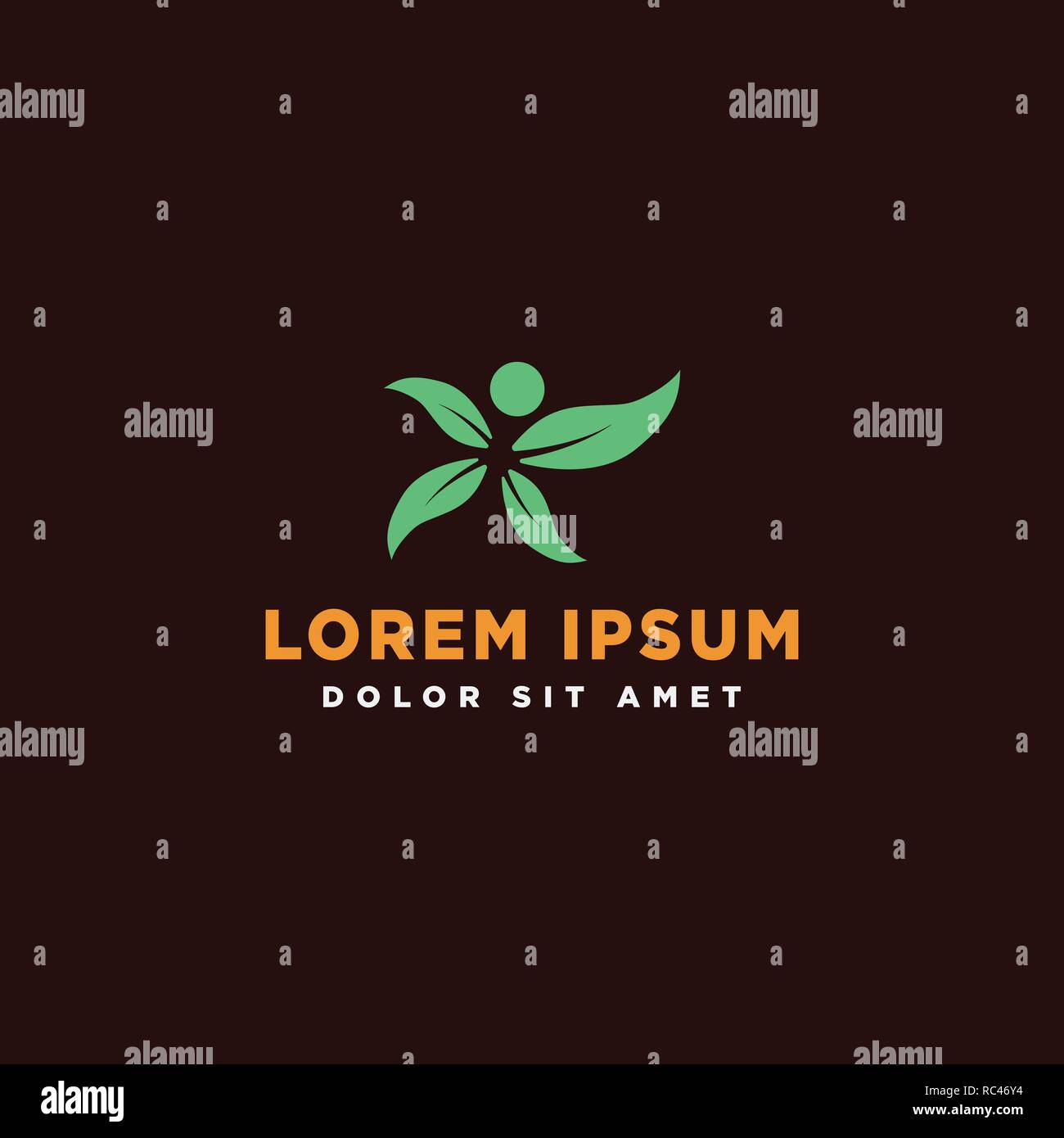leaf green eco creative logo template vector illustration, icon ...