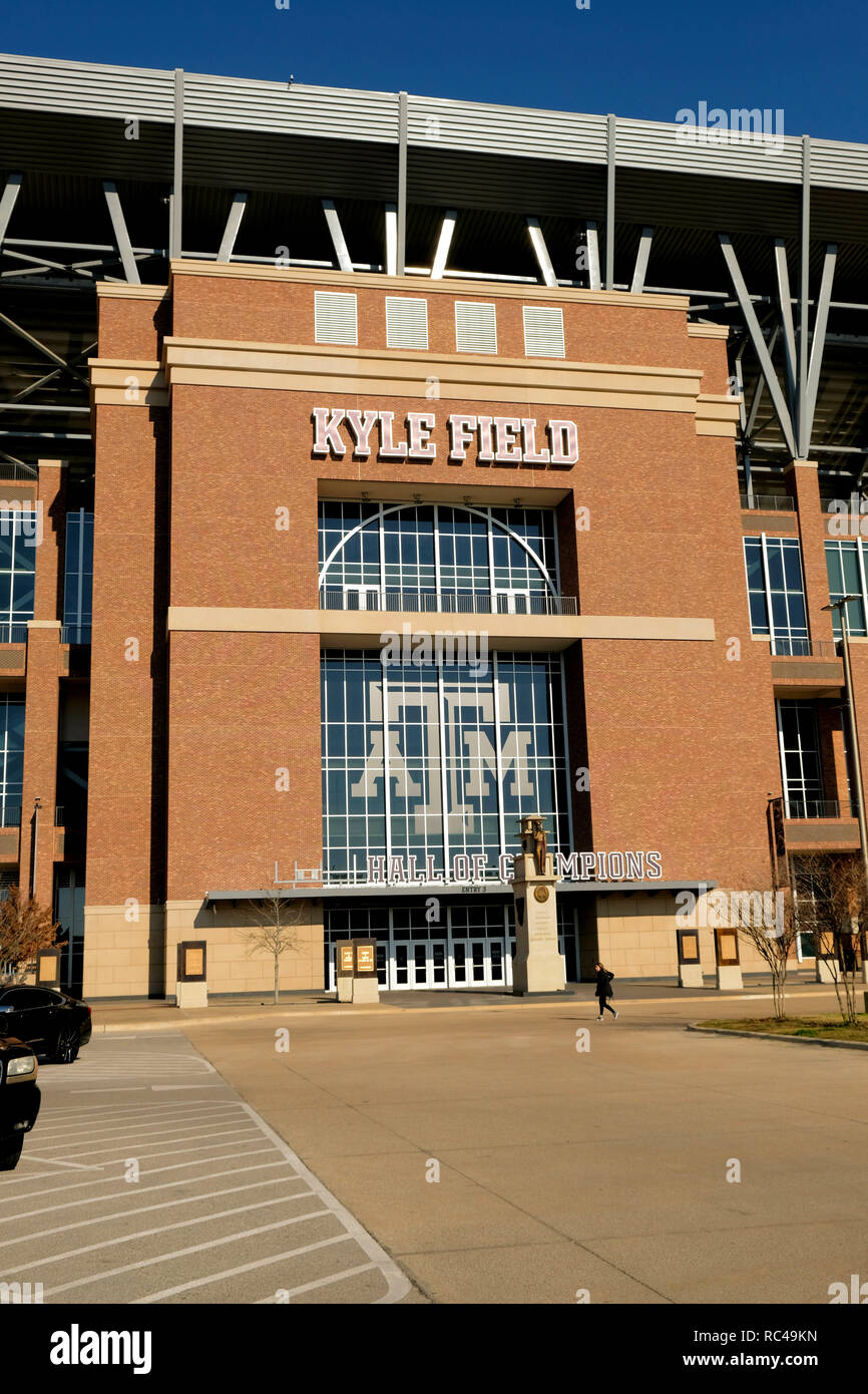Kyle Field on the campus of Texas A&M University in College Station, Texas, USA; home of the