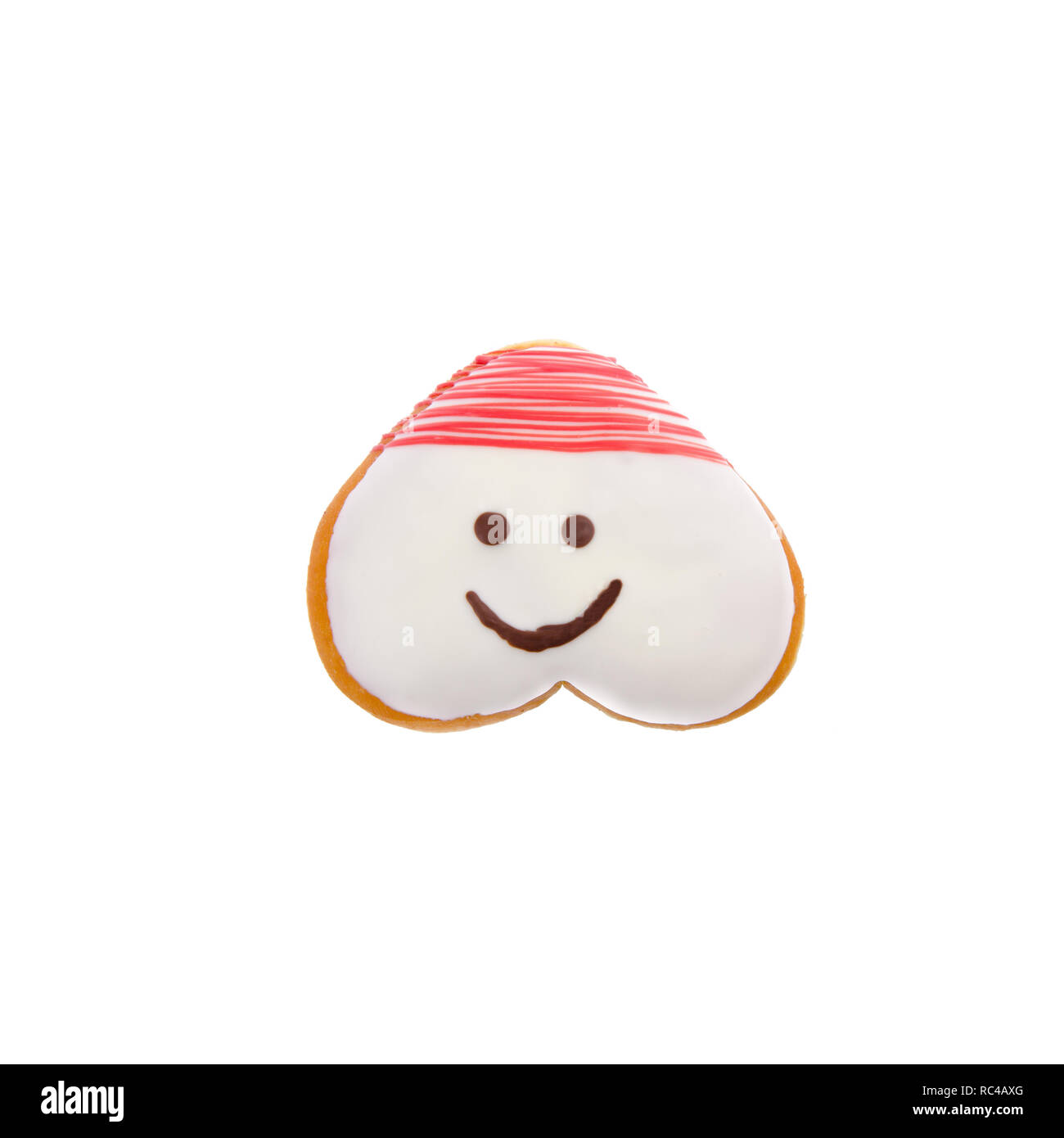 Donut or funny donut on a background Stock Photo