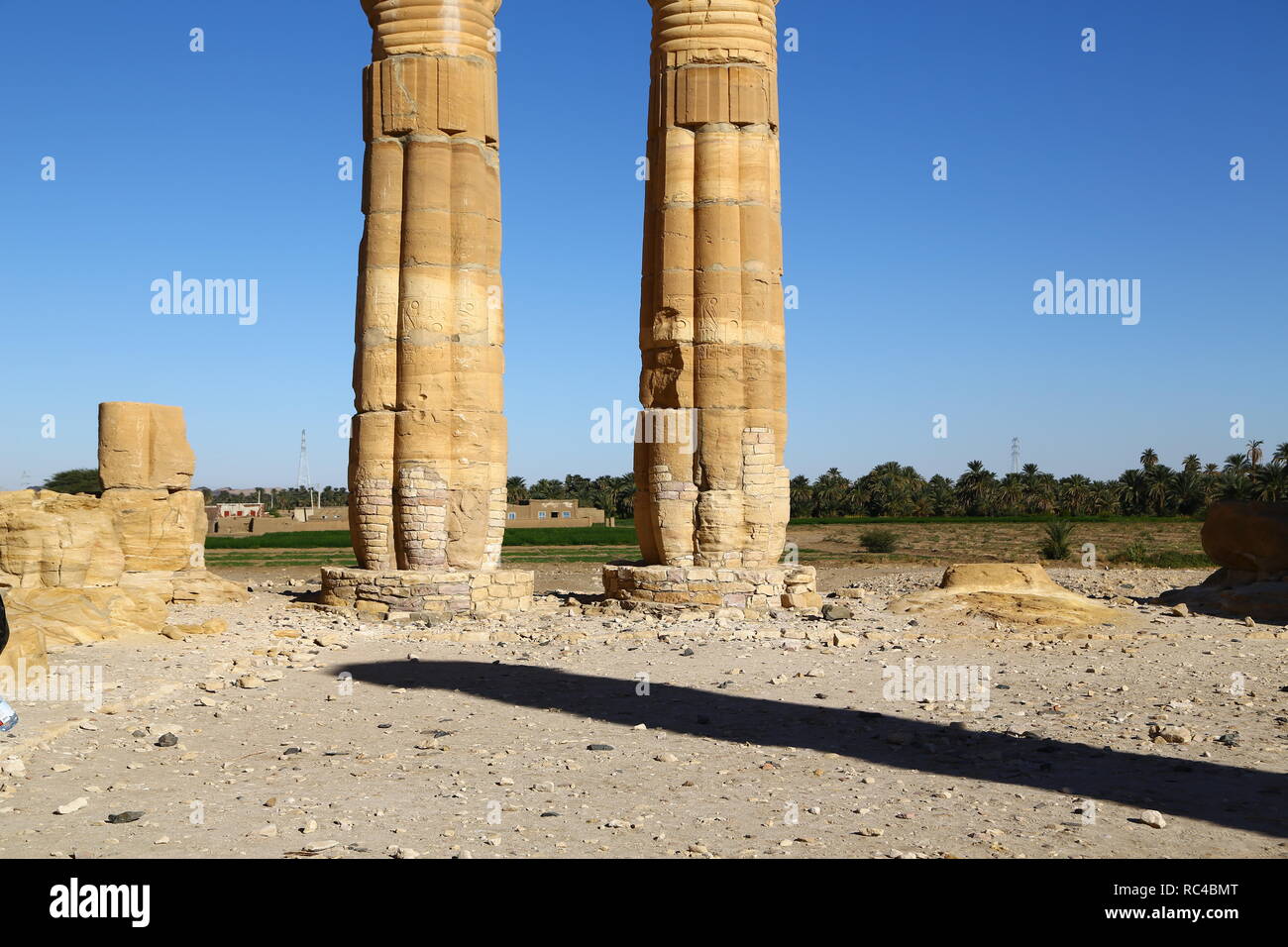 In Africa Sudan Soleb The Antique Temple Of The Black Pharaohs In The ...