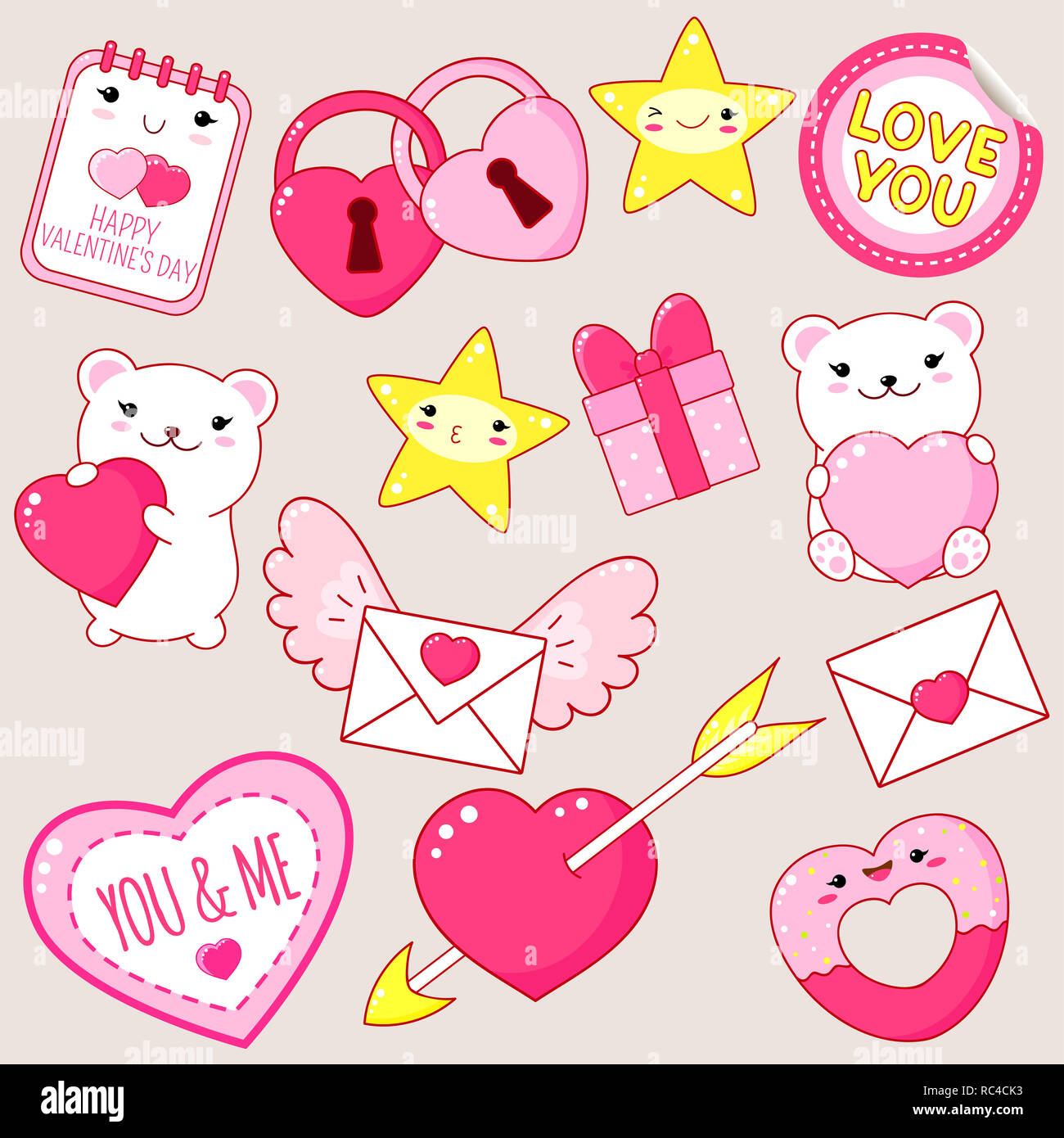 Premium Photo | Cute Chibi Couple Valentines Day Kawaii Illustration