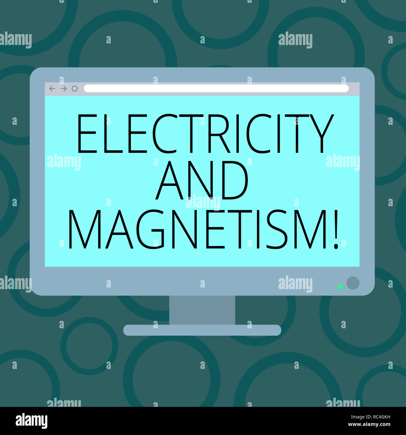 Writing note showing Electricity And Magnetism. Business photo ...