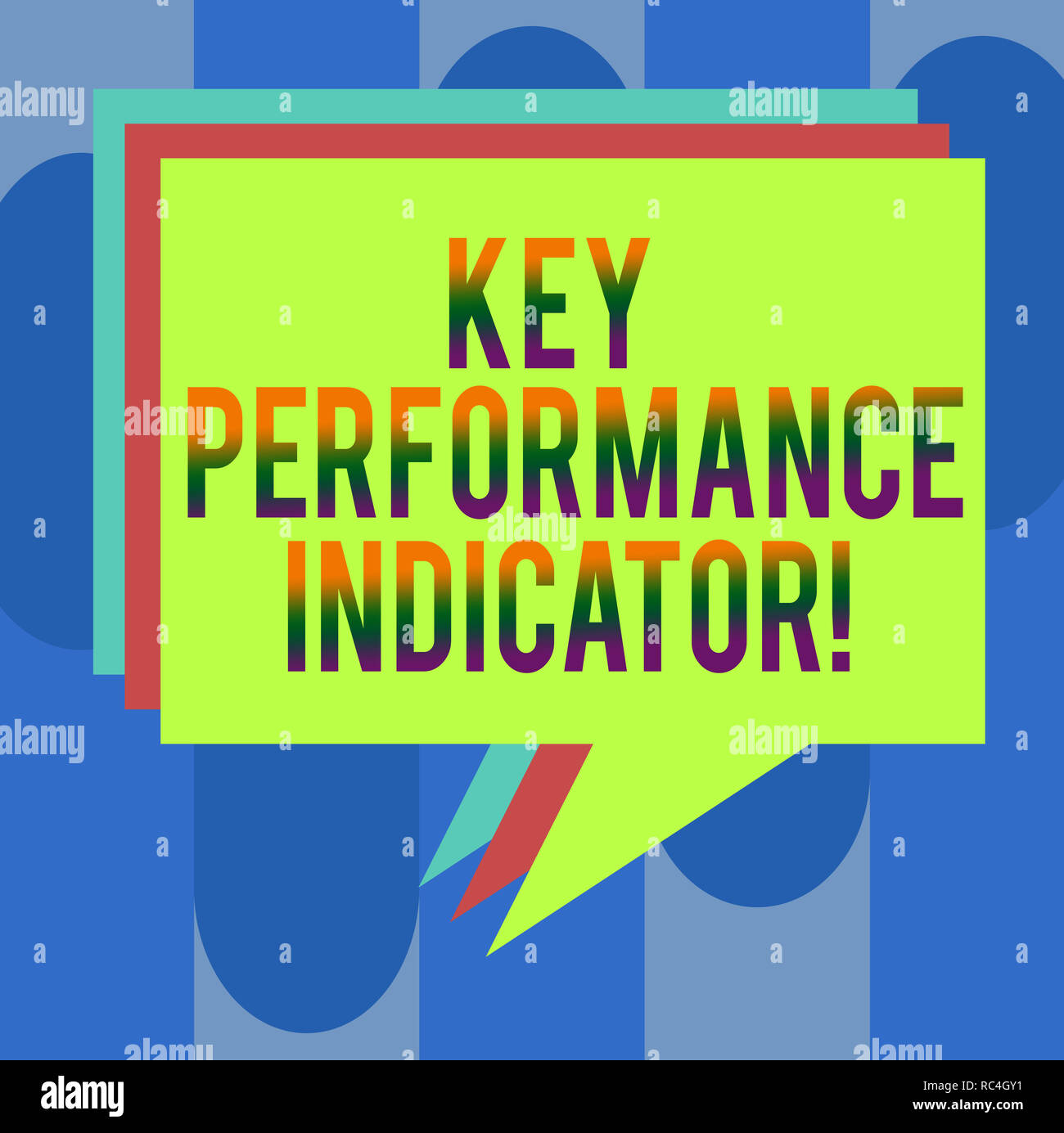 Handwriting text Key Perforanalysisce Indicator. Concept meaning