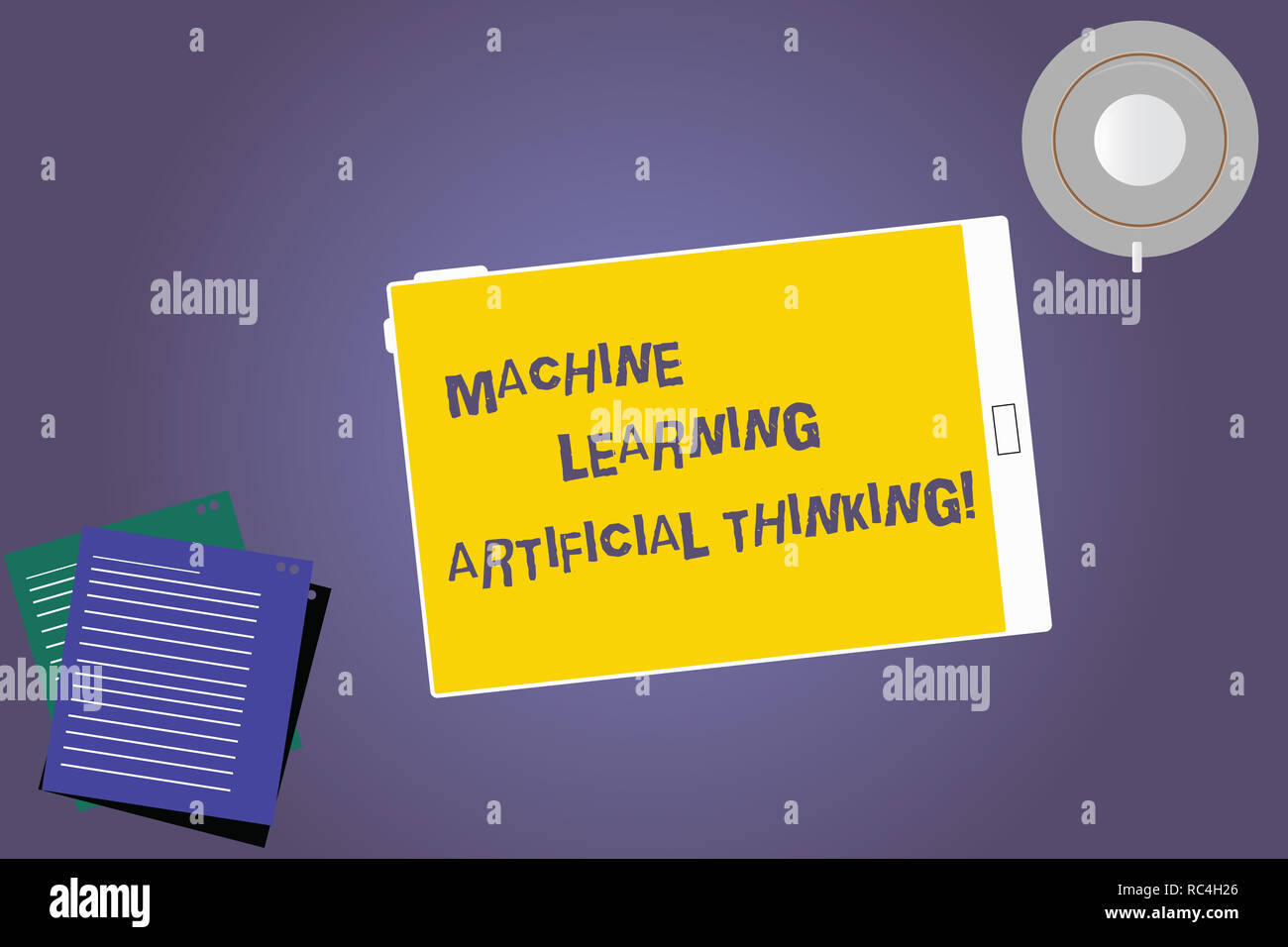 Text sign showing Machine Learning Artificial Thinking. Conceptual ...