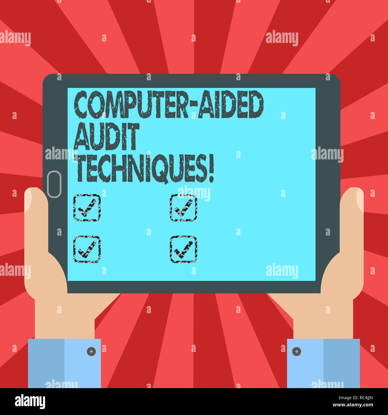 Conceptual hand writing showing Computer Aided Audit Techniques ...
