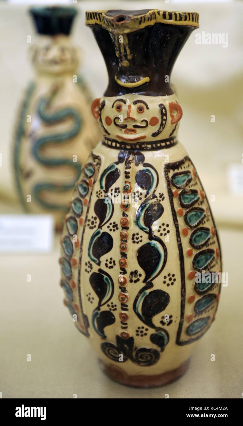 Miska jug, 1855. Mezocsat, Borsod county. Ethnographic Museum. Budapest.  Hungary Stock Photo - Alamy