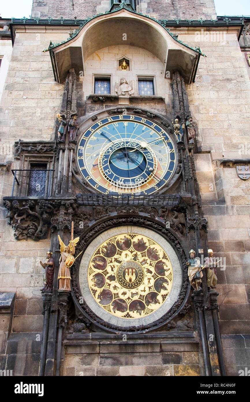 Reloj astronomico, Praga Stock Photo - Alamy