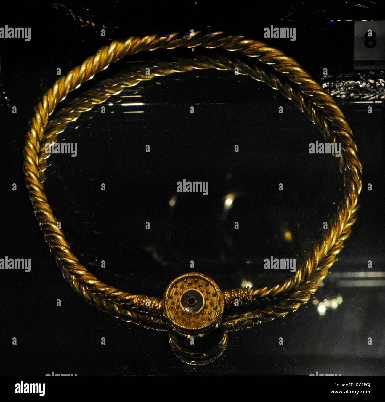 Scandinavia. Low Roman Iron Age. 1st4th century. Gold jewel. Sweden. Historical Museum