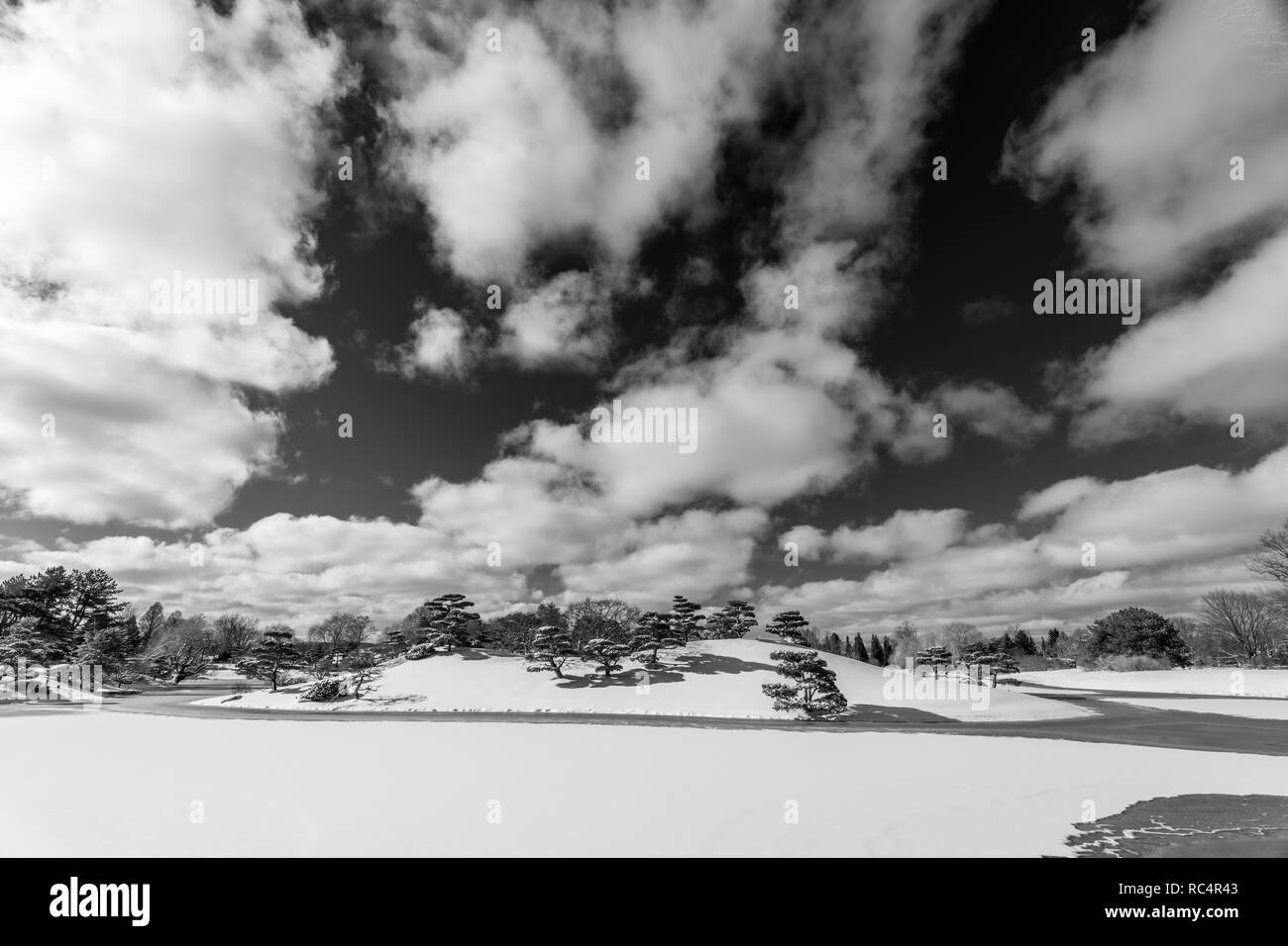 Beautiful winter landscape Stock Photo Alamy