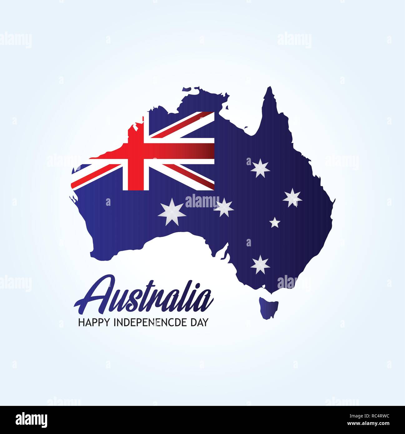 Australia independence day. 26 January Australian National Day Holiday