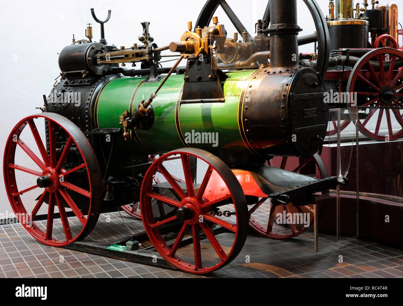 Steam tractor. Marshall & Sons, Co, Gainsborough, England. 1896