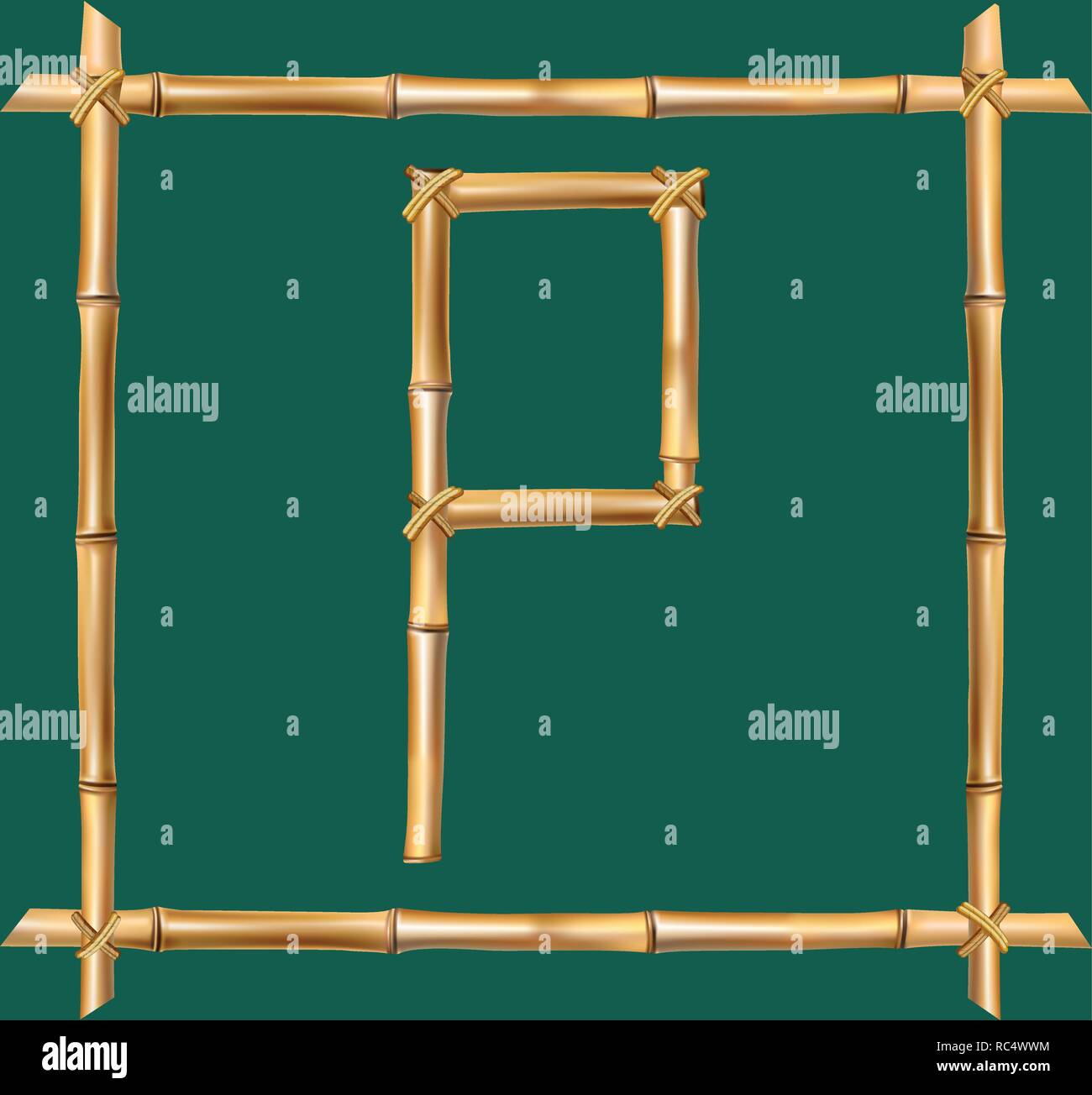 Dry wooden poles stick Stock Vector Images - Alamy