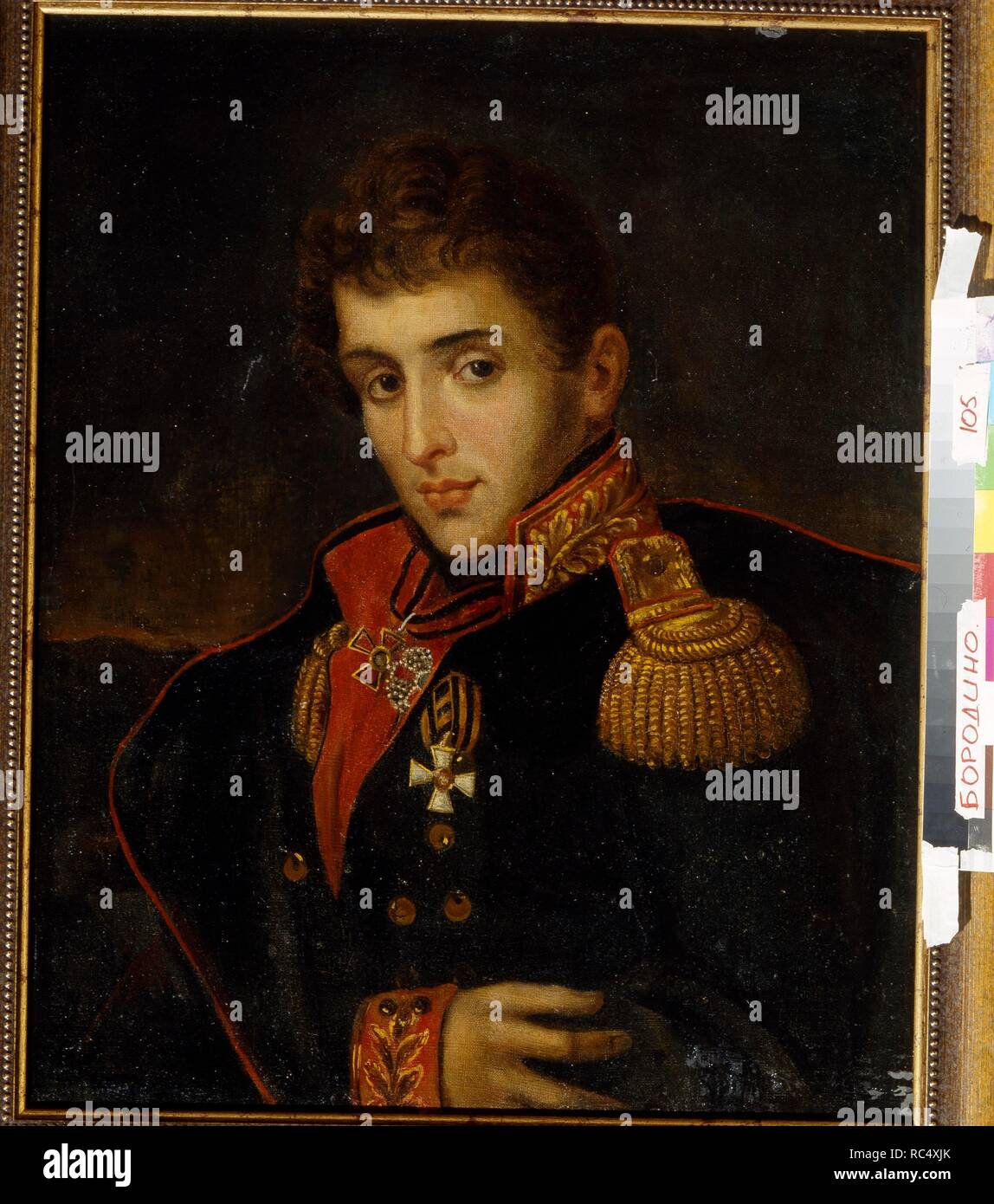 Portrait of General Alexander Tuchkov (1729-1793). Museum: State Borodino War and History Museum, Moscow. Author: ANONYMOUS. Stock Photo